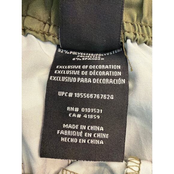 NEFF Olive Green Geo print boardshorts SM - Picture 5 of 9